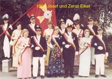 Bild von Kreiskönig Josef Eikel & Ehefrau Zenzi