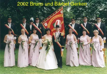 Bild von Kreiskönig Bruno Gerken & Ehefrau Bärbel