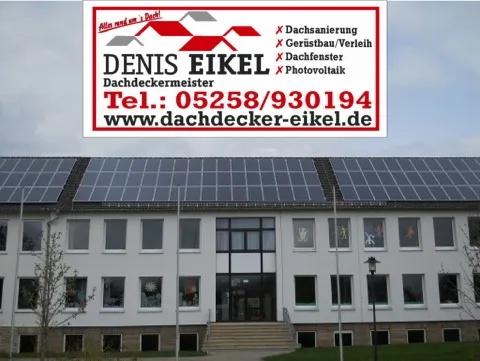 Bild von der Photovoltaikanlage auf der Grundschule
