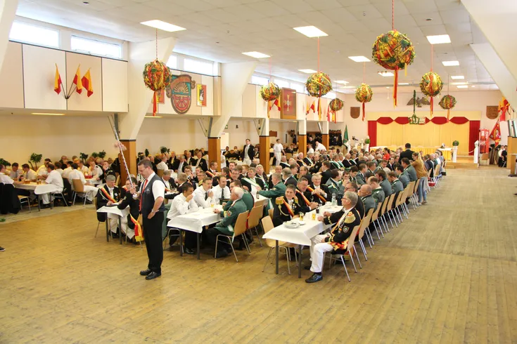 Bild vom Eingang der Schützenhalle